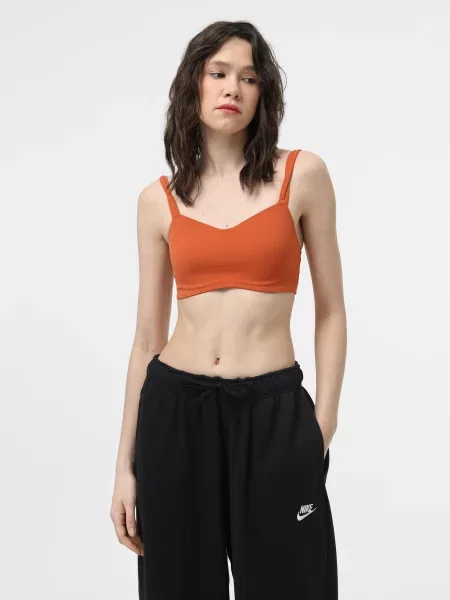 Топ спортивний NIKE Zenvy Strappy бежевий