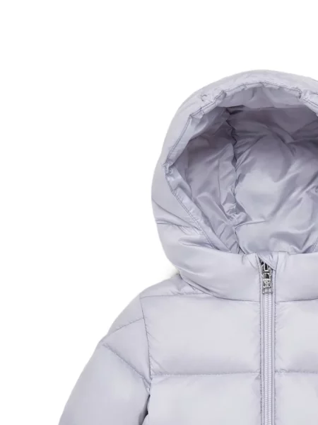 Kurtka puchowa dziecięca Moncler Enfant fioletowa