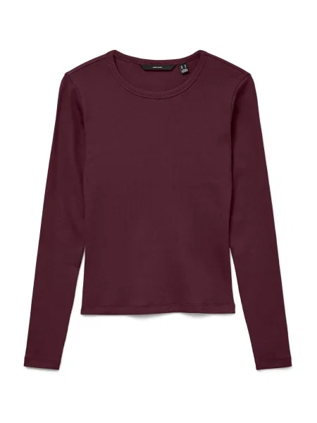VERO MODA Tricou VMCHLOE vin roșu