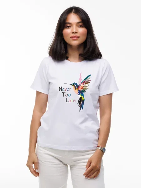 Футболка наталюкс белая