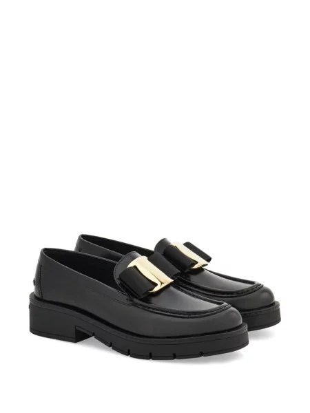 Loaferiai Ferragamo su lankeliu juoda