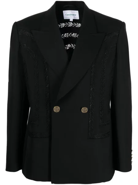 Sacou Casablanca cu broderie negru