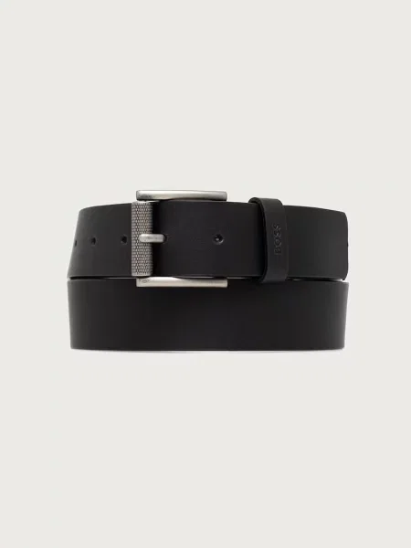 BOSS curea pentru bărbați din piele negru
