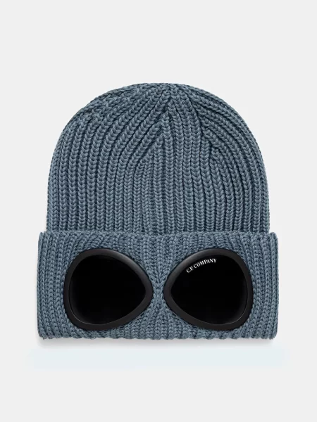 C.P. Company beanie kapa volneni modra