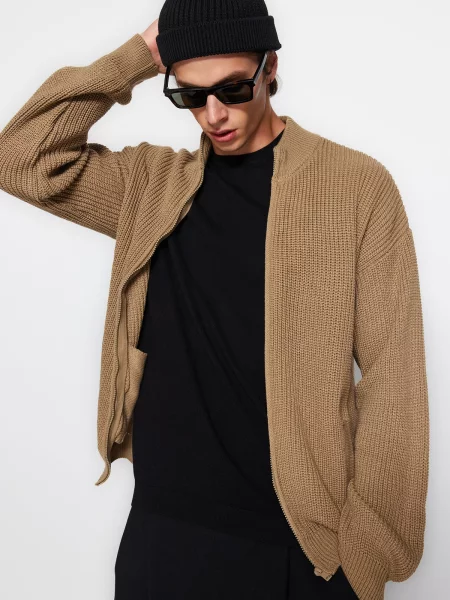 Cardigan Trendyol nurcă maro