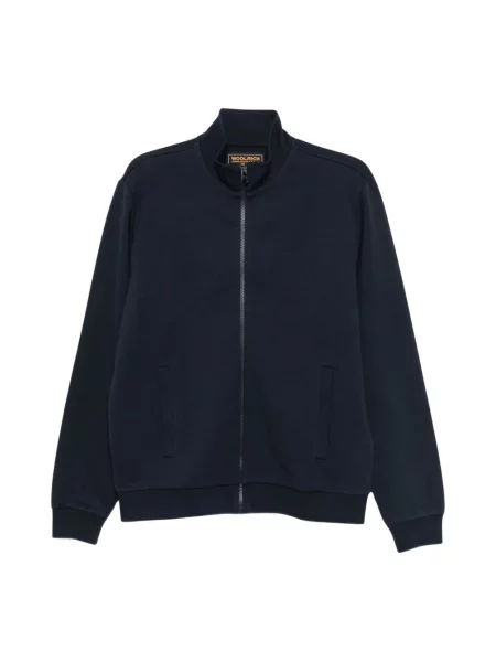 Bluza rozpinana Woolrich niebieska