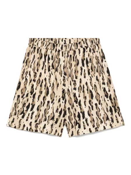 Pantaloni scurți The Nina Studio cu imagine cu imprimeu animal print