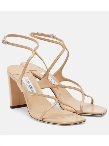Sandale Jimmy Choo din piele bej