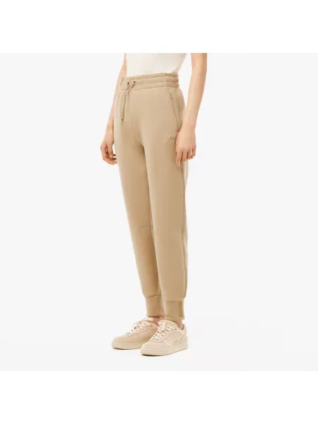 Зауженные спортивные штаны Lacoste черные