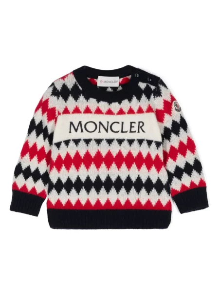 Sweter dziecięcy Moncler Enfant niebieski