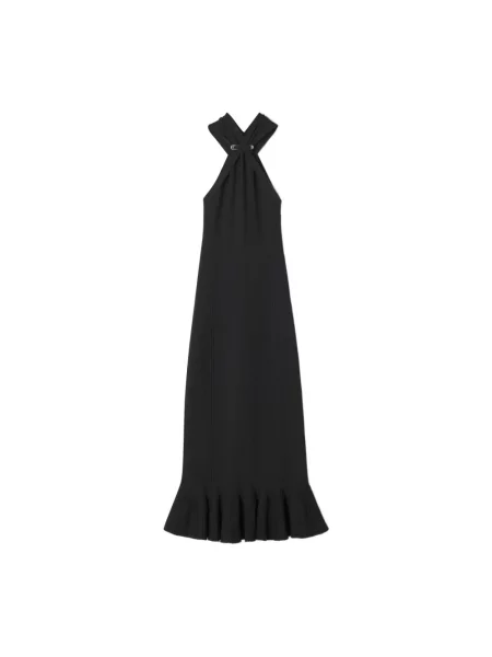 Sukienka Lanvin z dekoltem halter czarna