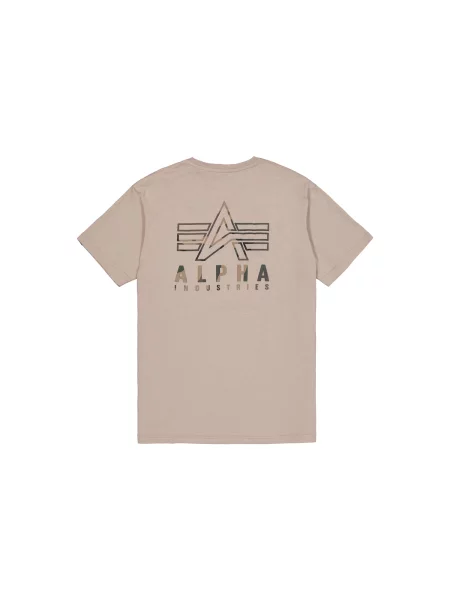 ALPHA INDUSTRIES Tricou bej închis negru