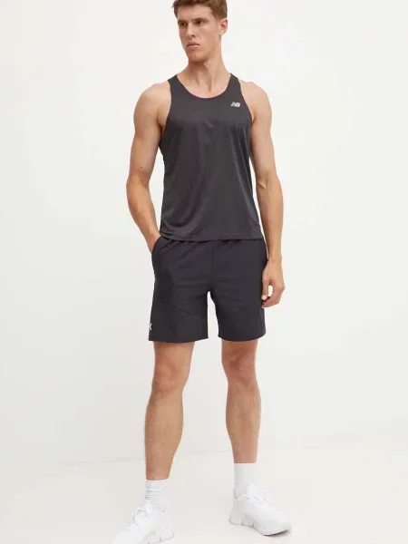 New Balance t-shirt treningowy czarny