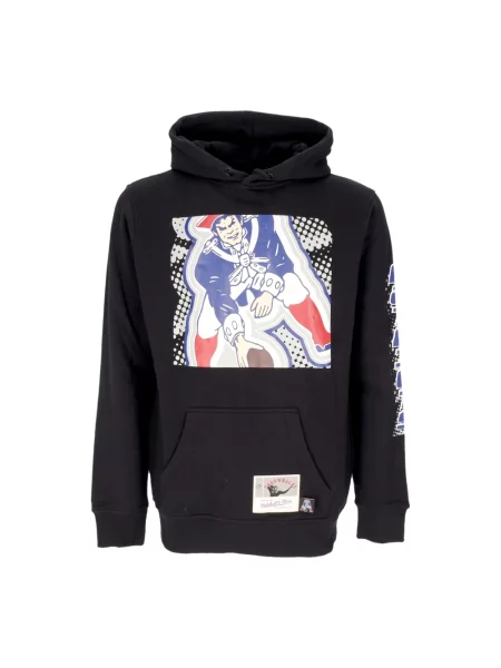Bluza z kapturem Mitchell & Ness czarna