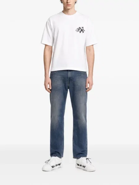 Tricou Off-white cu imagine alb