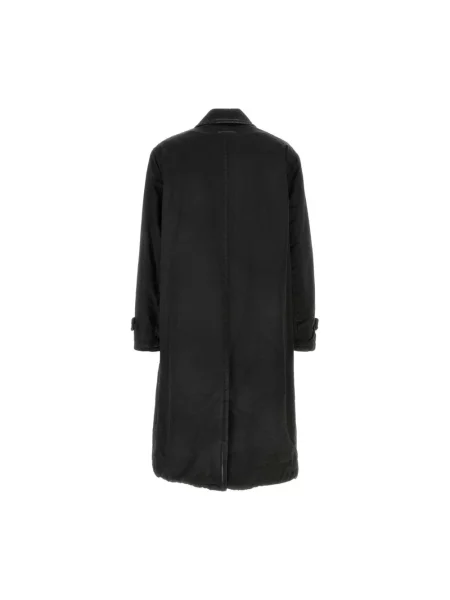 Długi płaszcz Mm6 Maison Margiela czarny