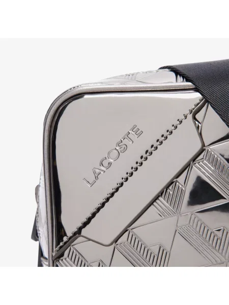 Lacoste Srebrna Torba Na Ramię Blend czarna