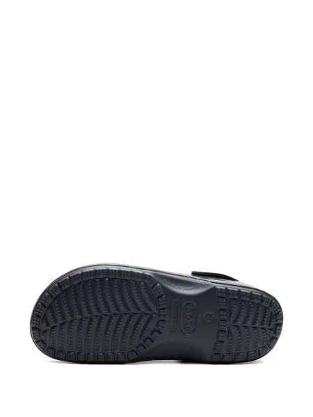 Saboți Crocs cu imagine cu bretele albastru