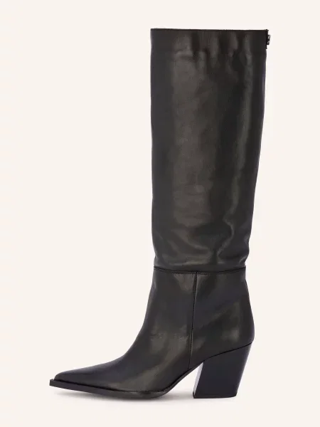 Steve Madden Kozačky Menthe černá