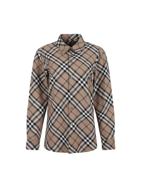 Koszula Burberry brązowa