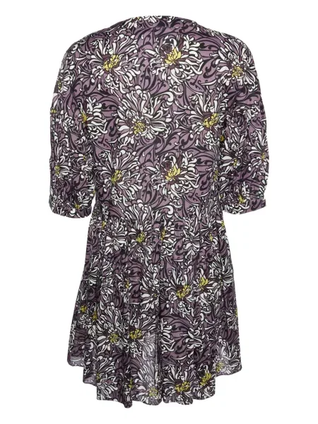 Rochie florală Max Mara cu model floral cu imagine violet