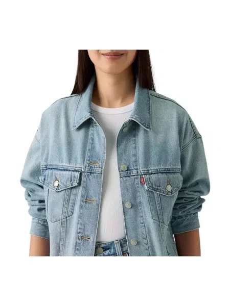 LEVI'S ® Geacă de primăvară-toamnă denim albastru