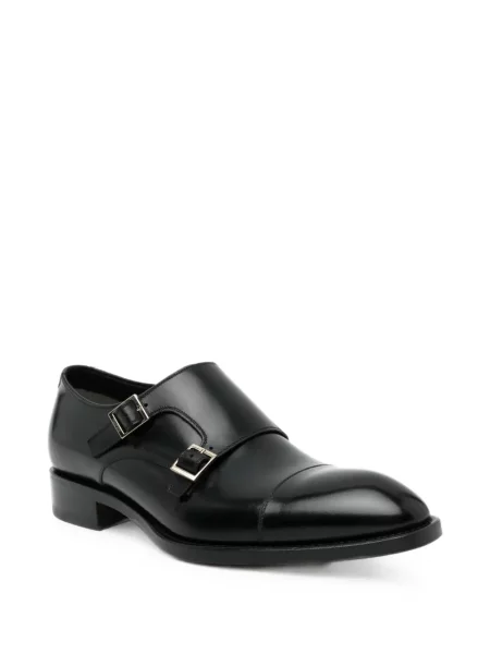 Pantofi monk Tom Ford cu bretele negru