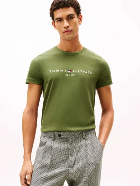 Tommy Hilfiger Tricou Logo verde
