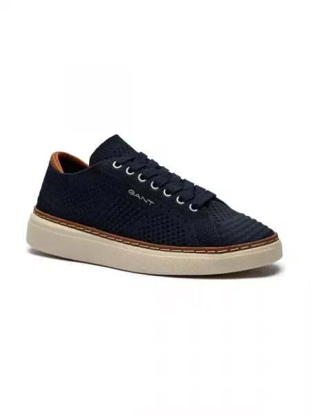 Gant Sneakers San Prep cu adaos de piele
