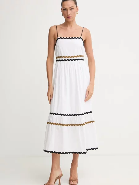 Fracomina rochie de vară din alb