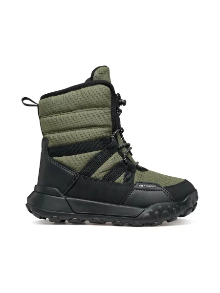 Geox cizme de zăpadă pentru copii TREKKYUP verde
