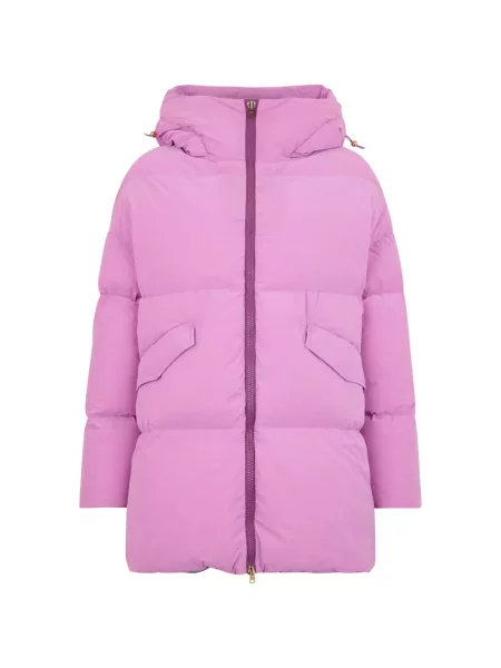 Jachetă matlasată Herno cu glugă violet