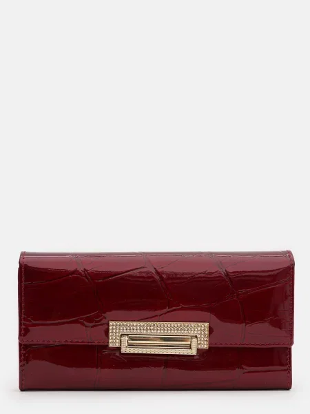 Кожаный кошелек Ricco Grande красный