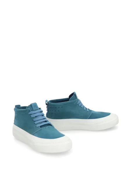 Sneakerși Volta din piele de căprioară albastru
