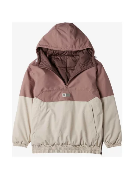 Kurtka DC Shoes Nexus Anorak brązowa XL biała