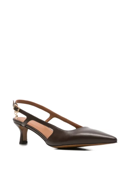 Pantofi cu toc Maje slingback maro