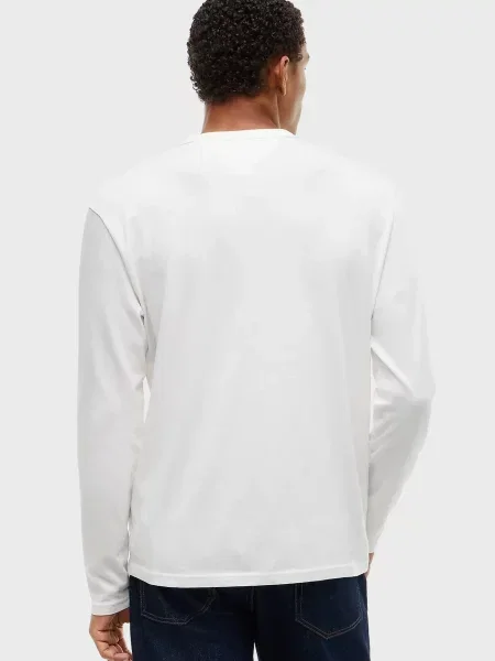 Лонгслів Tommy Jeans білий