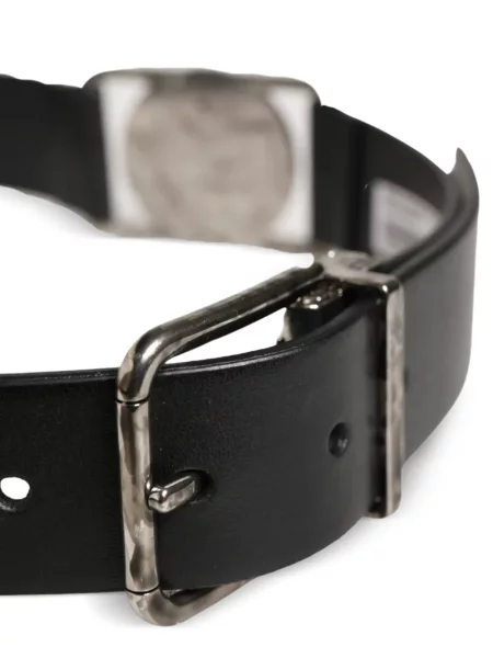 Cu centură curea Dolce & Gabbana din piele negru