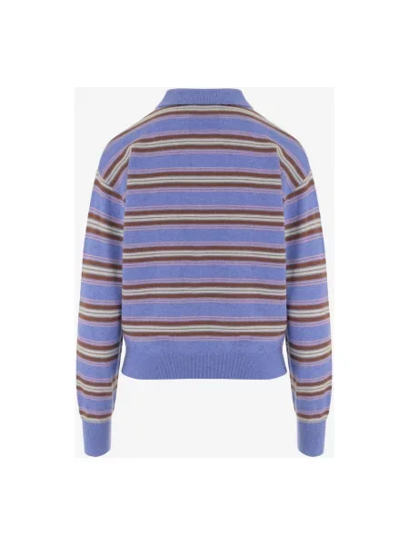 Sweter Guest In Residence z kaszmiru w paski z paskiem