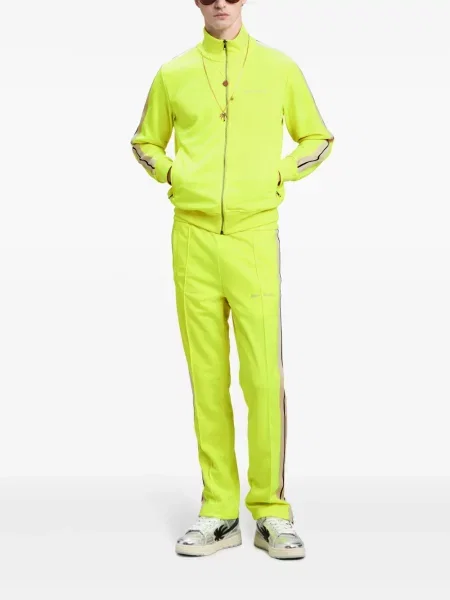 Siuvinėtos kelnės Palm Angels geltona