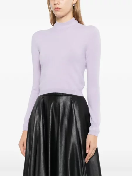 Pulover Jil Sander din cașmir violet