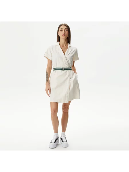 Lacoste Sukienka Lacoste biała