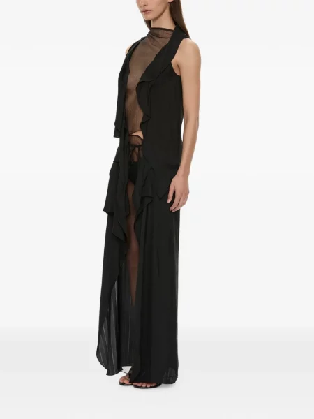 Top Christopher Esber drapat negru