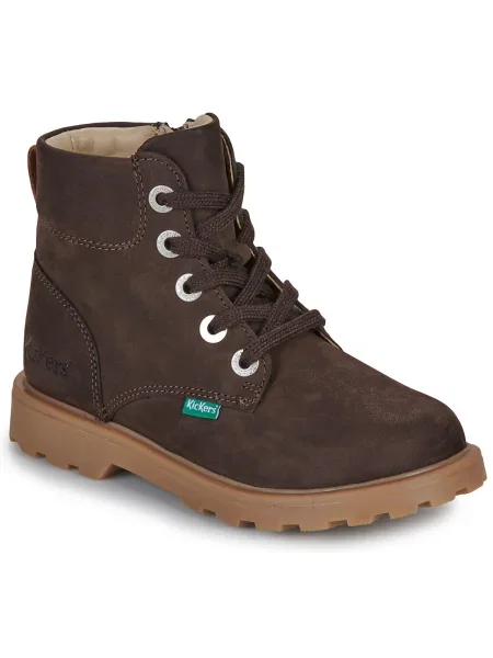 Pantofi copii Kickers maro