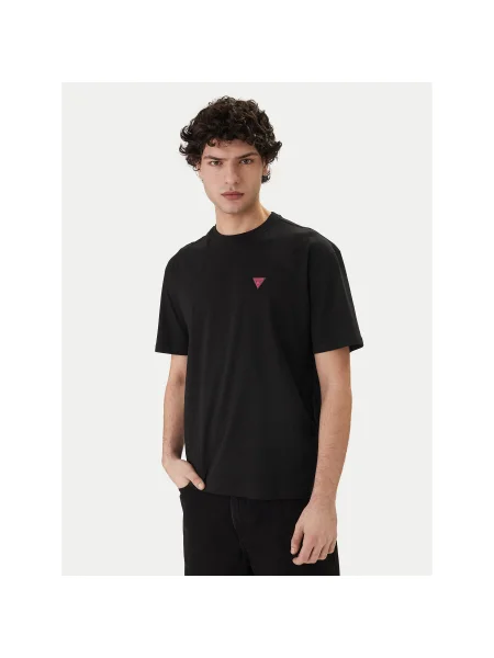 Guess Póló Regular Fit fekete