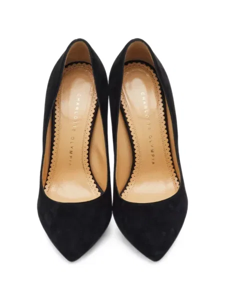 Pantofi cu toc Charlotte Olympia negru