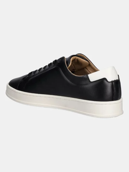 Kožené tenisky Calvin Klein PURE LOW LACEUP CUPSOLE HF LTH černá
