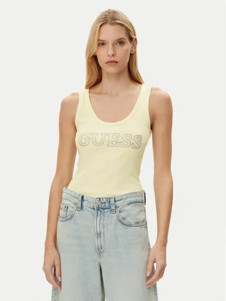 Топ Guess жълто