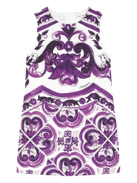 Sukienka dziecięca Dolce And Gabbana fioletowa