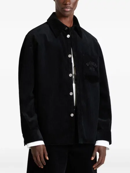 Cămașă Givenchy de catifea cord negru